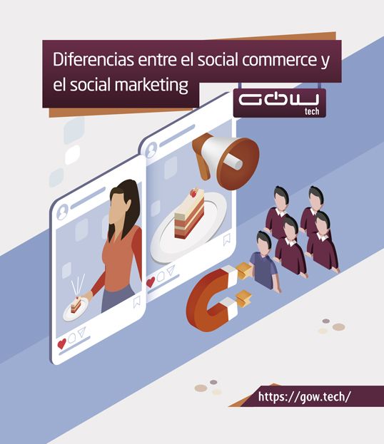 Cuáles son las diferencias entre el social commerce y el social marketing