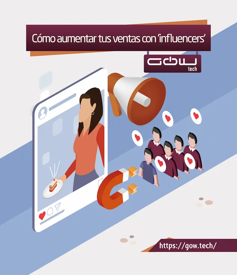 Cómo aumentar tus ventas con 'influencers'